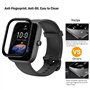 Vuciya [Lot de 3] pour Amazfit Bip 3 /Amazfit Bip 3 Pro Verre Trempé Protecteur d'écran,Incurvé Bords Complète Couverture HD Pro