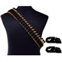 XFSRG 2 Pièces Ceinture de Cartouches 27 Trous Ceinture Porte-Munitions 130 cm Ajustable en Nylon pour Munitions Calibre 12G Idé
