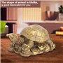 Hztyyier Tortue en Laiton Figure Laiton Cuivre Tortue Chinois Feng Shui Dieu Tortue pour la Décoration de La Maison Ornement de 