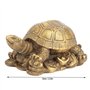 Hztyyier Tortue en Laiton Figure Laiton Cuivre Tortue Chinois Feng Shui Dieu Tortue pour la Décoration de La Maison Ornement de 