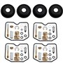 KASturbo Kit de réparation de carburateur avec joint pour Suzuki Bandit GSF 600 GSF600S 1996-2004 4 Set