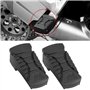 Duokon paire de repose-pieds arrière de moto en caoutchouc 2 pièces Repose-pieds Arrière en Caoutchouc de Motocyclette, Couvre-c