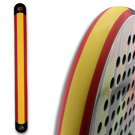 EBBOM Protecteur de Raquette de Padel Léger avec Drapeau Espagnol - Inclut Un Nettoyant pour Raquette - Haute Protection Toutes