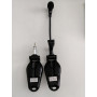 KIMAFUN Microphone de Saxophone Sans Fil 2,4 G, Microphone à Pince pour Instrument Récepteur et Émetteur Sans Fil pour Saxophone