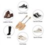 Embauchoirs en Bois 1 Paire Elargisseur Chaussure avec Ressort Hélicoïdal Ecarteur Chaussure Embochoire Chaussure Forme Chaussur