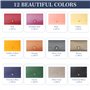 60 Pièces Mini Enveloppes Colorées Enveloppe Cartes Cadeaux Petite Enveloppe avec Fermeture Coeur Enveloppe Kraft pour Lnvitatio