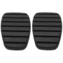 BIAREN Lot de 2 plaquettes de pédale de frein et d'embrayage en caoutchouc pour Renault Clio Megane Kangoo Laguna Modus Espace T