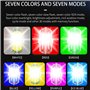 Flash LED 7 Culeurs et Sept Modes