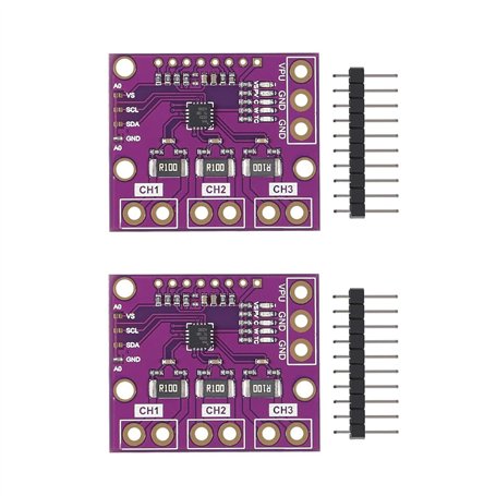 DUTTY Le module de contrôle de la plaque d'alimentation du capteur de surveillance du courant de déviation à trois canaux ina322