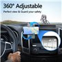 2 pièces support telephone voiture magnetique Peut être ajusté et tourné à 360 degrés Aimant telephone voiture Convient au suppo