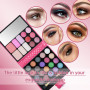 Palette Fard À Paupière Maquillage Yeux, Kit Maquillage Femme 32 Couleurs, Palette de Maquillage Femme, Coffret Maquillage avec 