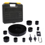 ValueHall Scies Cloche 19 Pièces Scie Trépan 19~127mm Coffret de Scie Trépan pour la Coupe Lisse Précise à Traver le Bois Plâtre