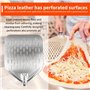 GOEDCH Pelle à Pizza Perforée 12 Pouces: Pelle à Pizza Perforée en Aluminium Anodisé Dur, Pelle à Pizza Perforée avec Poignée An