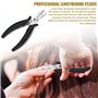 WANDGU Pince à Sceller pour Micro Anneaux: Pince Extension Cheveux pour Enlever les Extensions à la Kératine, Perles Hair Extens