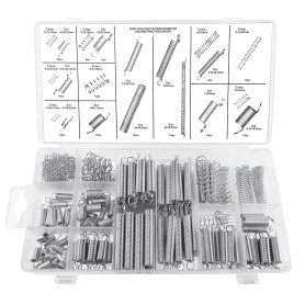 Royouzi 200 PièCes Ressort de Compression Jeu de Ressort de Traction MéCaniques 20 Tailles AdaptéEs à Tous Types D'Outils et D'é