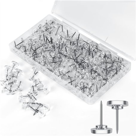 Punaise Transparente 200 Pièces