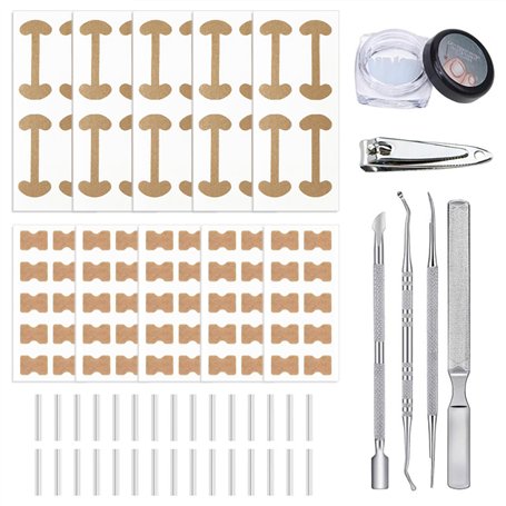 105 Pcs Kit Ongles Incarnésen Forme De C