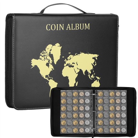 KOMABLEN 480 Poches Classeur Pieces de Monnaie