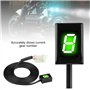 Jadeshay Indicateur de Vitesse de Moto, Prise ECU de l'Indicateur De Rapport Engagé Moto Compatible avec Le Jauge De Vitesse Num