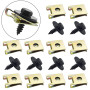 80 Pcs U-Clips et Vis Kit Universal Metal Écrous et Boulons pour Auto Clips de Fixation Voiture Kit de Clip à Vis et Écrou Écrou