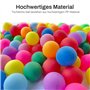 arrderly Lot de 30 balles de Tennis de Table colorées en Plastique de 40 mm pour débutants, pour Les Jeux de fête de Famille, Le