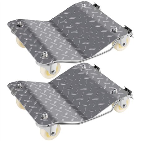 SucceBuy Chariot de Manutention Voiture 2Pcs