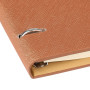 Cahier ligné A4 Executive Origaniser rechargeable avec couverture en cuir