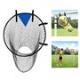 YOUNLEN Filet de Cible de Football Pliable - Équipement d'Entraînement Pour Buts (Noir)