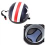 GoolRC Demi-Ouvert Casque de Moto avec Lunettes visière écharpe Moto Casque Scooter Touring