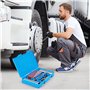 Outils de Réparation de Pneus de Voiture Kit Meche Pneu Crevaison Voiture Kit Répar
