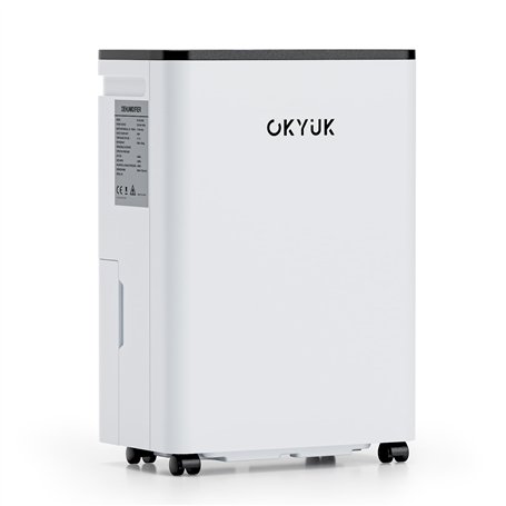 Déshumidificateur électrique 12L avec affichage numérique de l'humidité