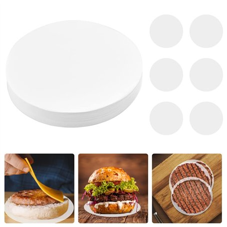 QINERSAW 500 PCS Papier Sulfurisé Rond 15cm pour Cuisson - Feuilles de Parchemin pour Barbecue
