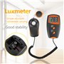 Luxmètre Numérique Illuminomètre LX1010BS Photomètre Mètre Mesures de Lumière Numérique Luxmètre LCD Numérique