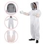 Haofy Professional Apiculture Combinaison De Protection Apiculteur Protect Equipment Combinaison avec Une Paire de (XXL)