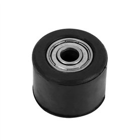 Keenso Guide de Roue de Rouleau de Tendeur de Poulie de Chaîne de 8mm pour Moto Moteur Dirt bike Motorisée Noir