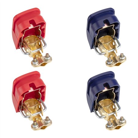 QIMEI-SHOP Bornes de Batterie de Voiture Cosse Batteries Libération Rapide 12V Connecteurs à Dégagement pour Voitures Bateaux Ca