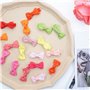 JOYOYO 50 pièces Barrettes bébés filles Ruban complet recouvert, Petites pinces à cheveux Craft de 2 pouces pour les cheveux fin