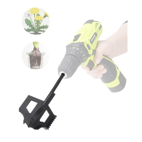 Venussar Mèche Jardin Tarière φ7.6 cm Tariere pour Perceuse Forets de Jardin en Spirale Jardin Foreuse Rapidement Creuser des Tr