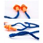 AOUTACC Lot de 50 bouchons d'oreilles réutilisables en silicone pour protection auditive pour dormir, tir, ronflement, natation,