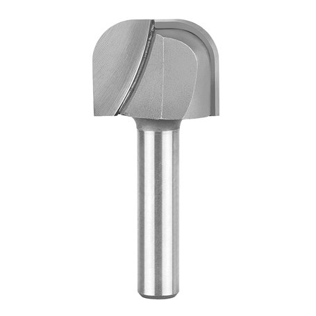SpeTool Fraise Bol et Plateau de Fraise Defonceuse 8mm Fraise CNC Diamètre de coupe de 25mm Fraise à Rainure Ronde Outils à Bois