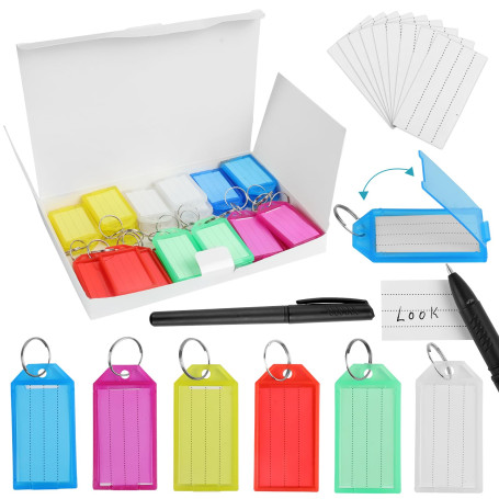 60 Pièces Porte Etiquette Clef