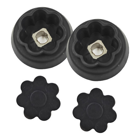 Lot de 2 pièces de rechange pour Monsieur Cuisine avec Fleurs 5 branches Guide d'embrayage de haute qualité Transmission Monsieu