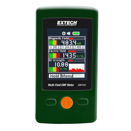 Extech EMF450 Appareil de Mesure de Champs Électriques et Magnétiques à Plusieurs Champs