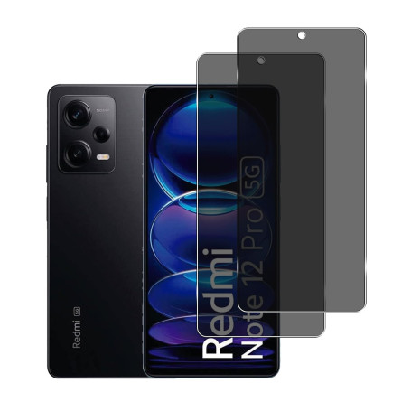 YIFNTANG [2 Pièces] Verre Trempé Anti-espion pour Xiaomi Redmi Note 12 Pro 5G/Poco X5 Pro 5G