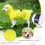 YBCCBY Impermeable Chien, Manteau Chien Imperméable Manteau Pluie Chien Veste de Pluie pour Chien Imperméable Chien avec Capucho