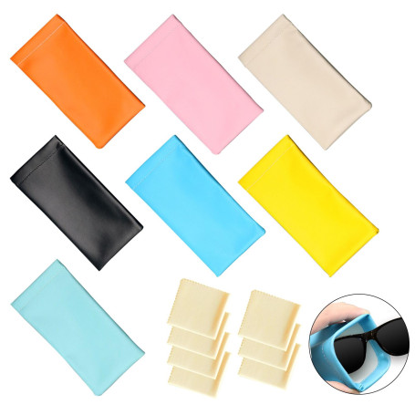 DALAETUS 7 Pièces Etui Lunettes Souple pour Femmes Kit