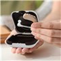 Boîte de Rangement pour Aides auditives,Portable Protection étanche pour Aides auditives,Accessoires en ABS, 6.5x6.5x3.0cm(blanc