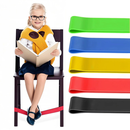 5 Pièces Bande de Chaise Extensible pour Enfants