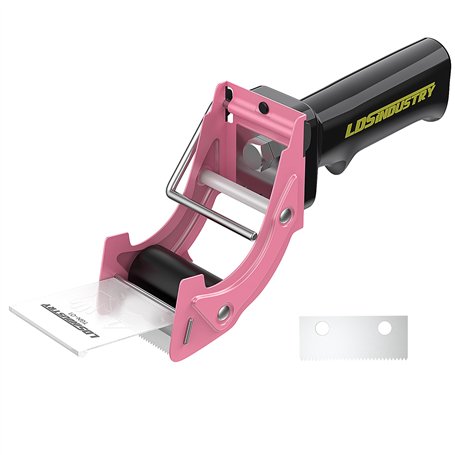 LDS Industrie Pistolet distributeur de ruban adhésif d'emballage avec lame supplémentaire 50 mm léger ergonomique industriel rob