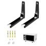QWORK® 2 pièces support mural pour micro ondes